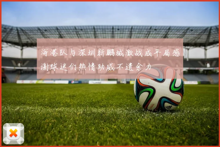 海港队与深圳新鹏城激战成平局感谢球迷们热情助威不遗余力